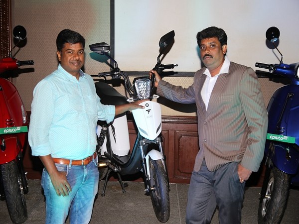 (L to R) Chandrasekar, Managing Director, CK Motors and Gopinath, Manager Business Development at the launch event