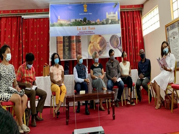 Embassy of India, Antananarivo organising the 10th edition of its monthly literary programme LaLitTana on Friday (ANI)