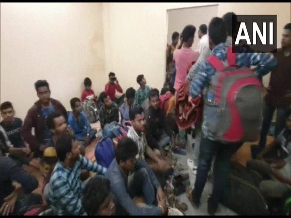 Migrant labourers in South Dinajpur, West Bengal after they were brought back from Jammu and Kashmir.