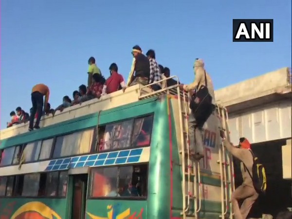 Visual from Lal Kua, Ghaziabad, on Saturday. Photo/ANI