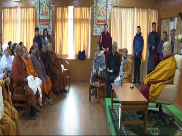 Dalai Lama speaking to his followers regarding the outbreak of coronavirus.