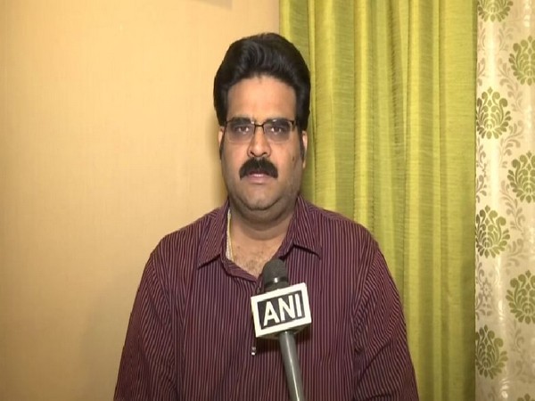 BJP leader Lanka Dinakar speaking to ANI in Hyderabad on Tuesday. Photo/ANI