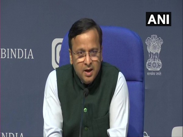 Lav Aggarwal, Joint Secretary, Union Health Ministry addressing a press conference in New Delhi on Monday. Photo/ANI