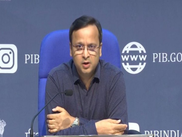 Lav Aggarwal, Joint Secretary, Ministry of Health, speaking to media on Wednesday in New Delhi. Photo/ANI
