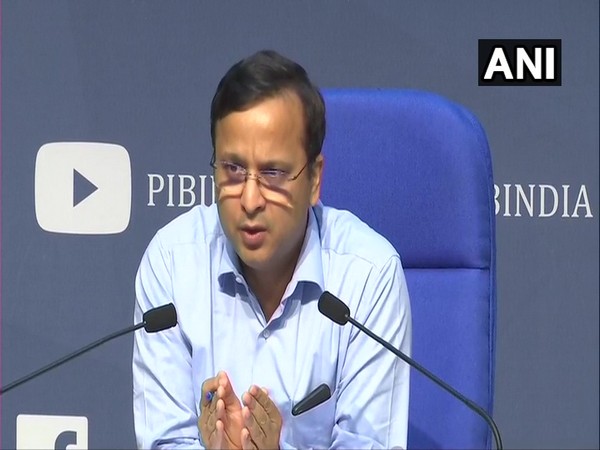 Lav Aggarwal addressing a press conference in New Delhi on Monday.