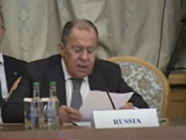 Russian Foreign Minister Sergei Lavrov at Moscow Forum dialogue