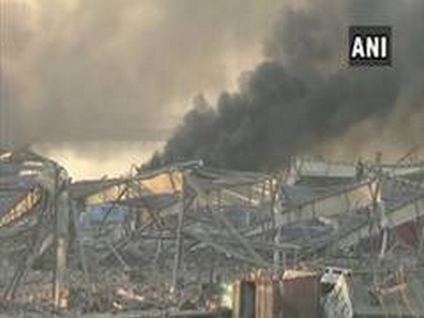 Visuals of the blast at Beirut Port. 