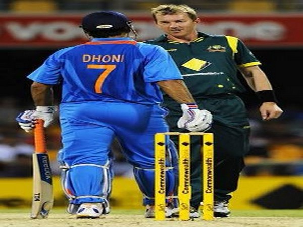 MS Dhoni and Brett Lee. (Photo/Brett Lee Twitter) 