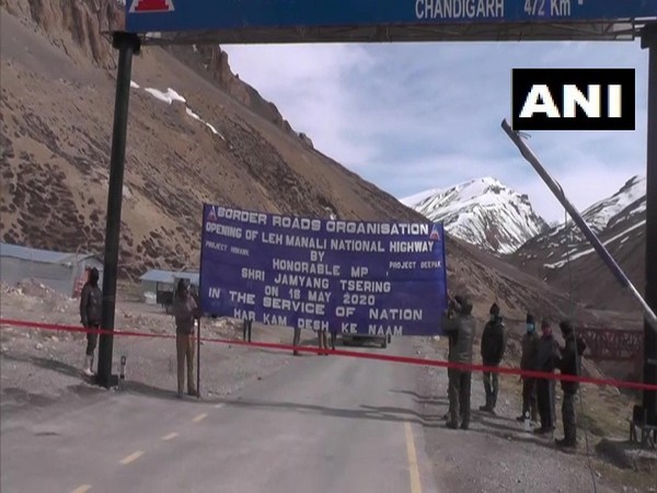 Leh-Manali highway reopened for traffic on May 18. [Photo/ANI]