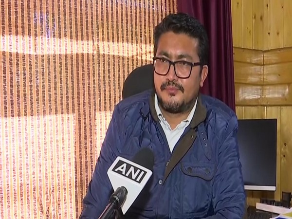 Leh Additional Deputy Commissioner Sonam Chosjor speaking to ANI on Wednesday. [Photo/ANI]