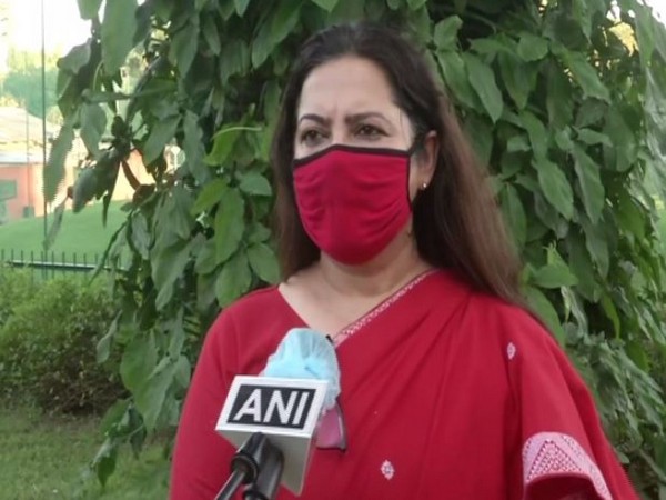 BJP MP Meenakshi Lekhi talking to ANI on Sunday. 