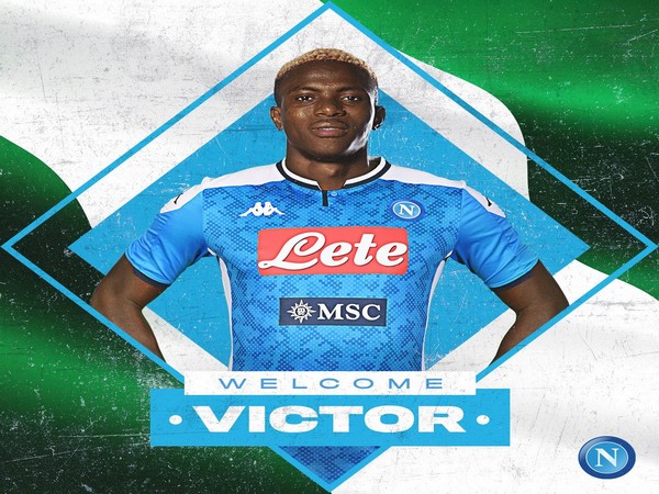 Nigerian striker Victor Osimhen (Photo/Napoli Twitter)