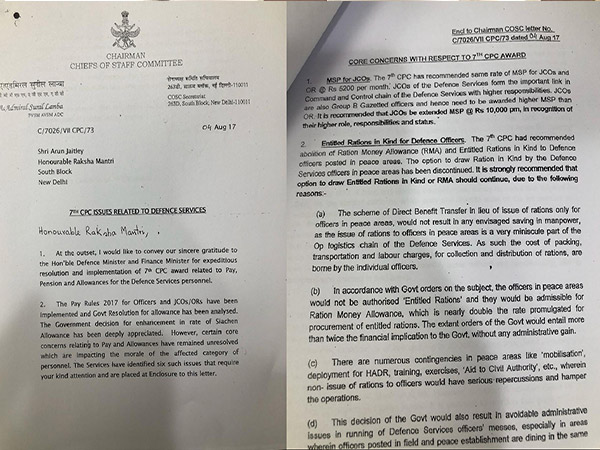 Former Navy Chief Admiral Sunil Lanba had written to the then Defence Minister Arun Jaitely over the issue. Photo/ANI 