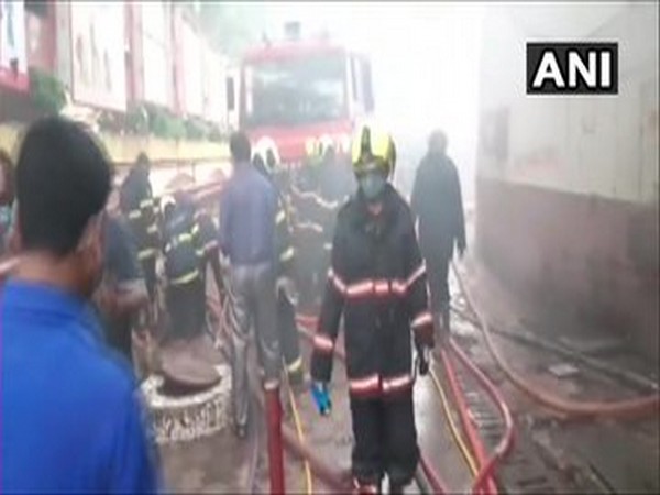 Efforts being made to douse a level 4 fire that broke out at a shopping centre at Mumbai's Borivali West area.