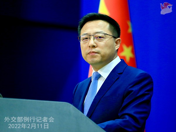 Zhao Lijian, spokesperson for China's Foreign Ministry