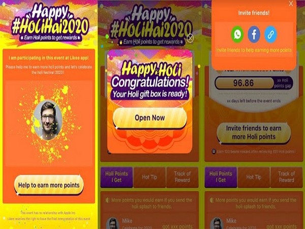 Likee's #HoliHai2020 campaign to celebrate the Holi