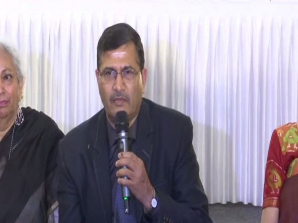 Ashwani Lohani speaking at the speech on Wednesday.