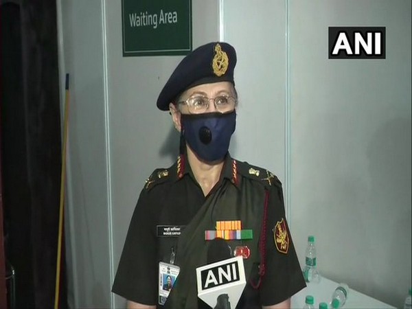Lieutenant General Dr Madhuri Kanitkar speaking to ANI on Sunday. Photo/ANI