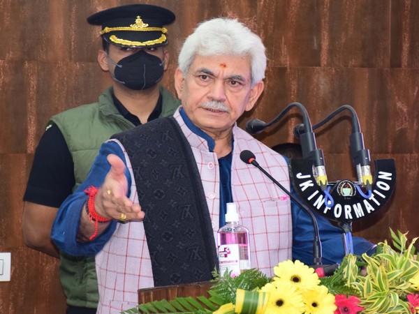 J-K Lieutenant Governor Manoj Sinha at the event.