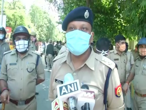 Somen Burma, Deputy Commissioner of Police, Lucknow speaking to reporters on Monday. Photo/ANI