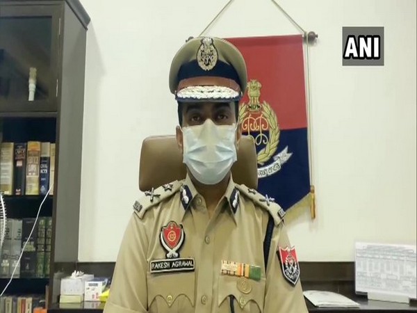 Commissioner of Police, Ludhiana speaking to reporters. Photo/ANI