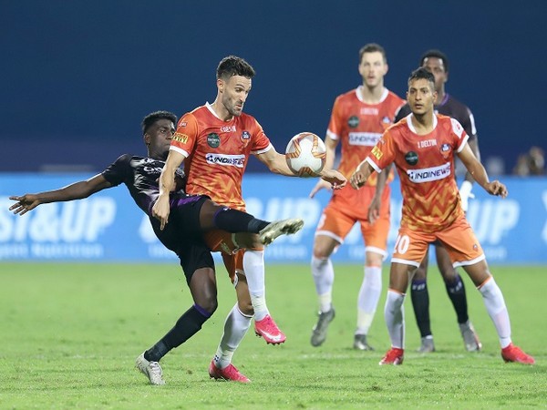 FC Goa's Jorge Ortiz in action against Odisha FC (Image: ISL)