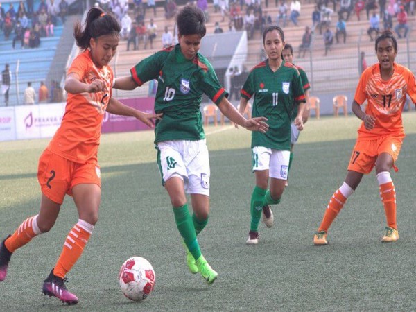 U-19 women's team of India and Bangladesh (Photo/AIFF)