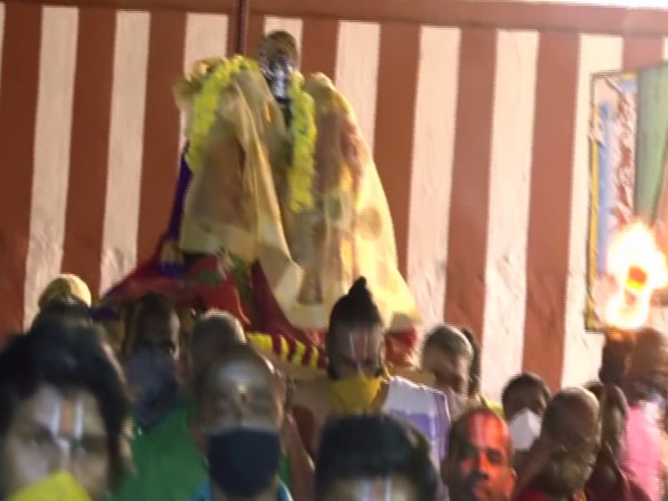 Visual from the Perumal Temple in Madurai (Photo/ANI) 