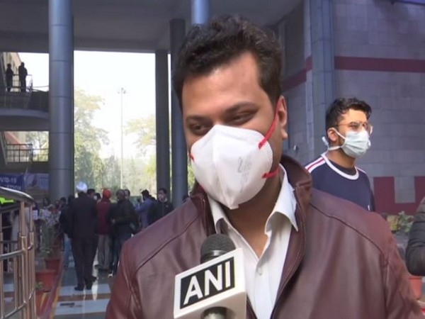 Dr Nirmalya Mohapatra, Vice President of RDA at RML Hospital talking to ANI on Saturday. (Photo/ANI)