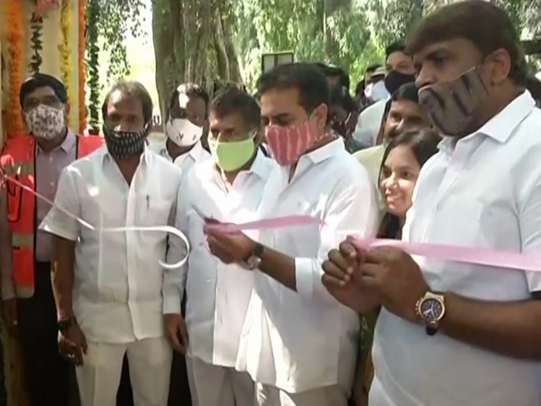 A visual from the inauguration ceremony on Sunday. Photo/ANI