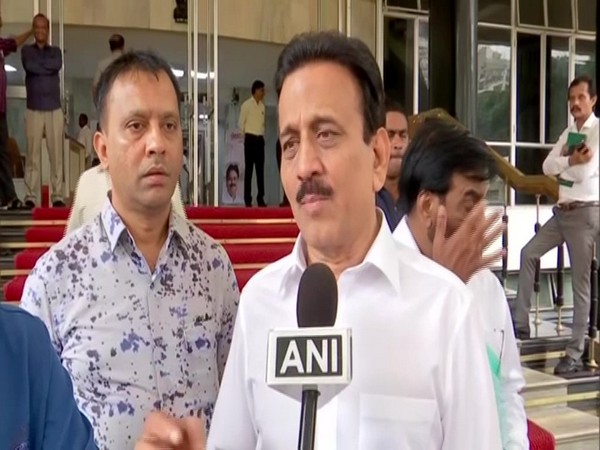 Maharashtra Water Resources Minister Girish Mahajan speaking to ANI in Mumbai, Maharashtra on Tuesday.
