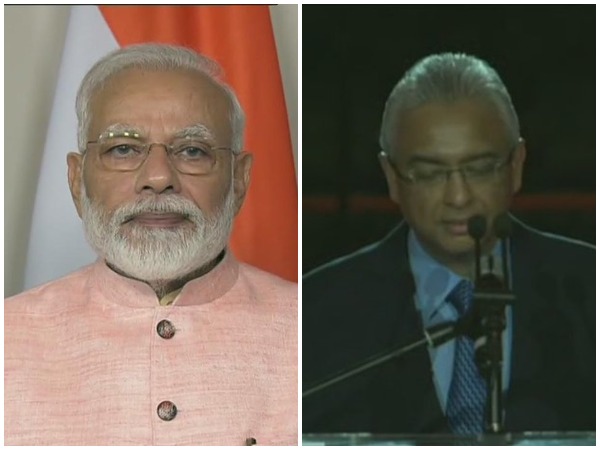 Prime Minister Narendra Modi and his Mauritius counterpart Pravind Jugnauth