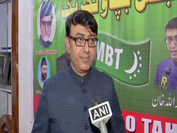 Amjed Ullah Khan, Majlis Bachao Tehreek Spokesperso speaking to ANI on Saturday. (Photo/ANI)