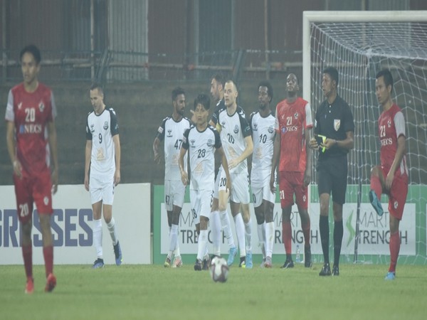 Mohammedan SC after beating Aizwal FC in I-League (Image: AIFF Media)