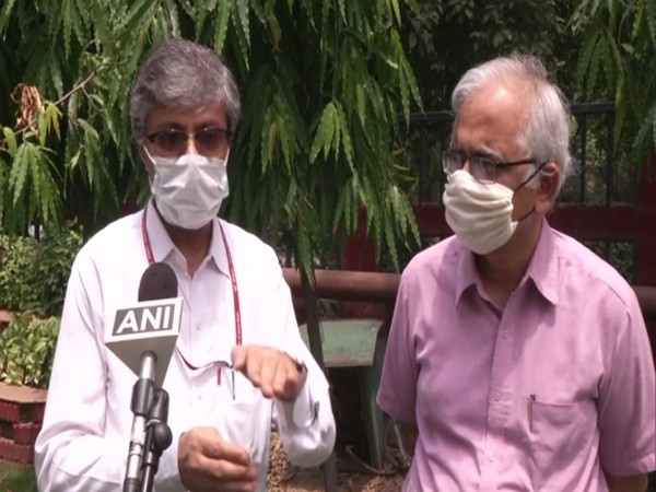 AYUSH secretary Vaidya Rajesh Kotecha (left) speaking to ANI in New Delhi on Wednesday.