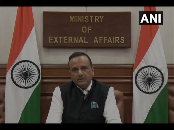 Anurag Srivastava, MEA spokesperson, addressing a weekly briefing