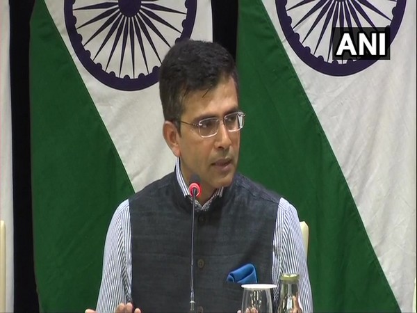MEA spokesperson Raveesh Kumar addressing a weekly briefing on Thursday