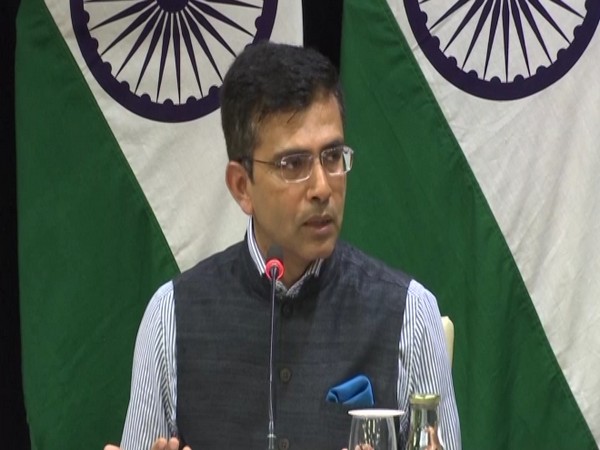 MEA spokesperson Raveesh Kumar addressing a weekly briefing on Thursday