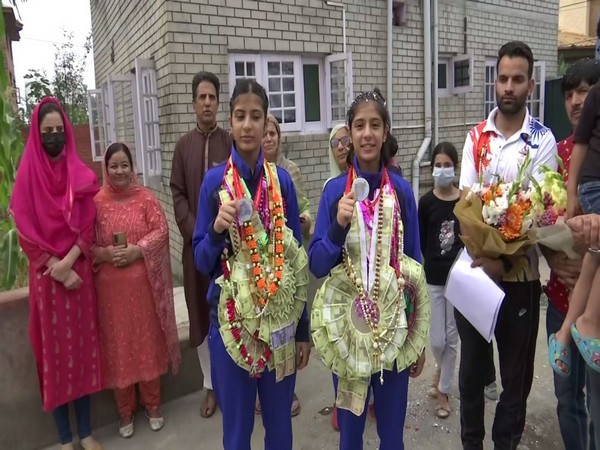 Both the medals received a warm welcome at home. (Photo- ANI)