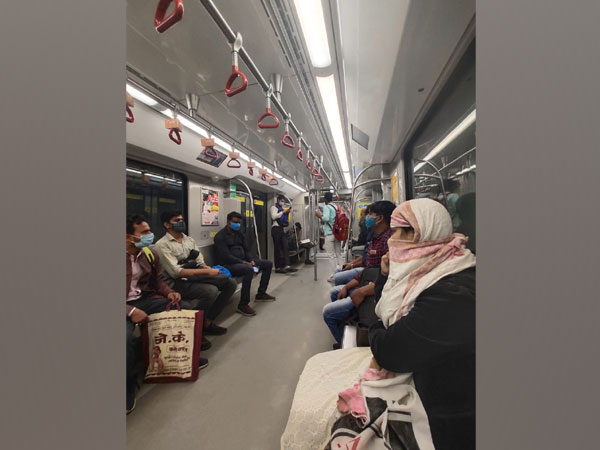Visual of Lucknow Metro (Photo/Twitter)