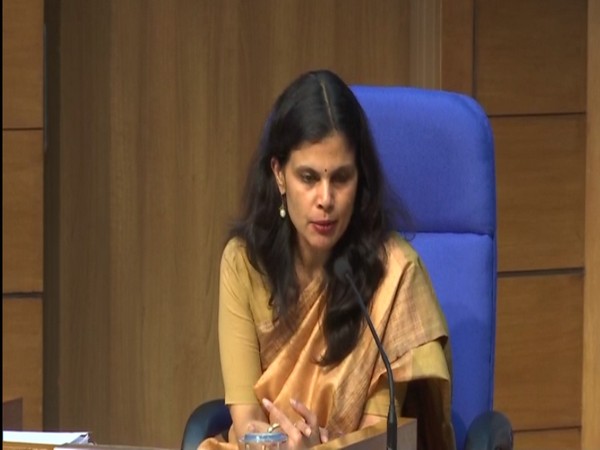 Punya Salila Srivastava addressing a press conference in New Delhi on Monday.