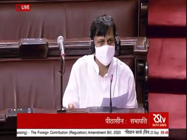 MoS Home Affairs Nityanand Rai speaking in the Rajya Sabha on Wednesday. Photo/ANI
