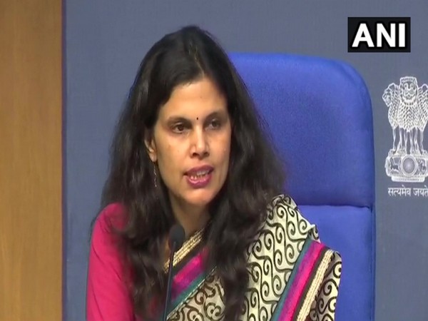 Saheli Ghosh Roy, Joint Secretary speaking at a press conference on Wednesday. Photo/ANI