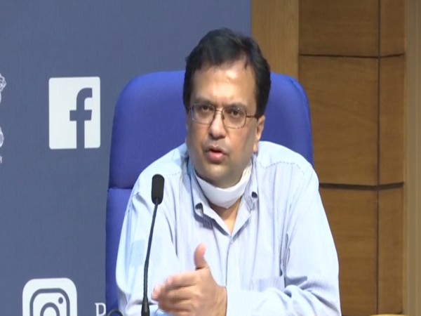 An MHA official speaking at the daily press briefing on Wednesday. Photo/ANI