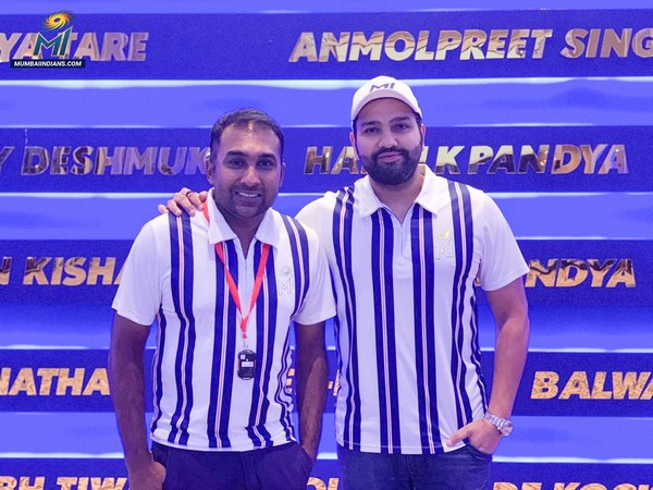 Rohit Sharma and Mahela Jayawardene. (Photo/Mumbai Indians Twitter)