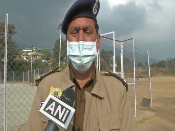 Kangra Superintendent of Police Khushal Sharma speaks to ANI on Sunday. (Photo/ANI)  