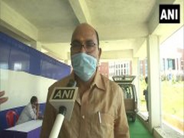 MLA Narayan Das speaking to ANI on Monday.