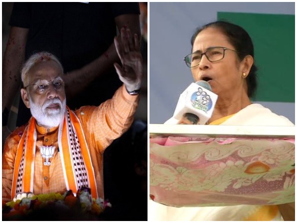 Prime Minister Narendra Modi and West Bengal Chief Minister Mamata Banerjee (File photo)