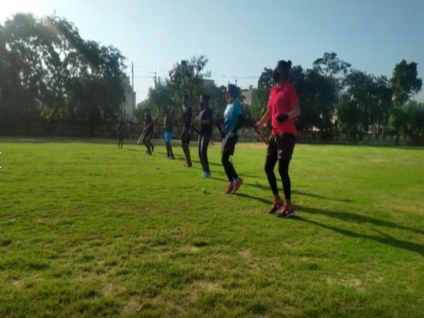 Netaji Subhash Chandra Bose Sports Stadium in Moradabad reopens amid #Unlock1. (Photo/ANI)