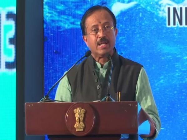 MoS MEA V Muraleedharan during his address at Delhi Dialogue. Photo/ANI